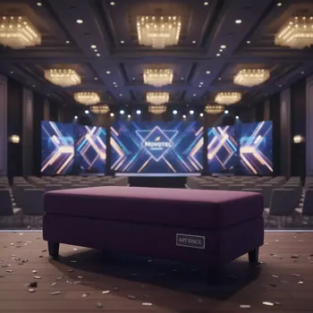 Аренда Пуф violet rectangular Shape в Novotel Resort — ART SPACE