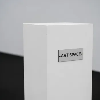 Аренда Тумба белая полистирол 100х50 см на курорте «Газпром» (Альпика) — ART SPACE