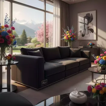 Аренда Диван модульный Module black corner в Swissôtel Resort Sochi Kamelia — ART SPACE