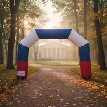 Аренда Арка надувная малая триколор в усадьбе Голицына — ART SPACE