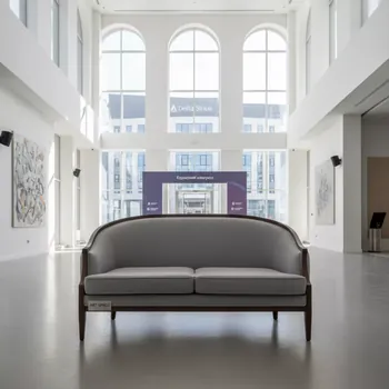 Аренда Диван Sevilla двухместный серый в Delta Sirius — ART SPACE