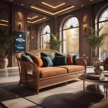 Аренда Диван из ротанга Дива в Boutique Hotel PORTUM 1905 — ART SPACE