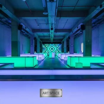 Аренда Мебель световая в ресторане «Плакучая Ива» — ART SPACE
