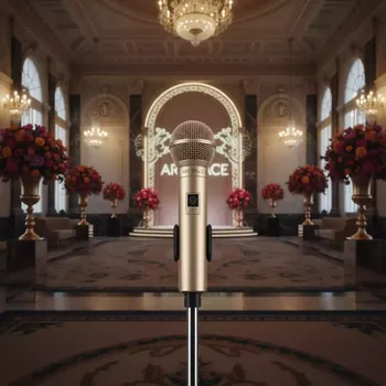 Аренда Микрофоны цвета шампань в отеле Hyatt Regency Sochi — ART SPACE