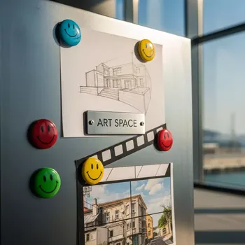 Аренда Магниты смайлы Magnetoplan D 40 мм в зале «Чайка» (Морпорт) — ART SPACE