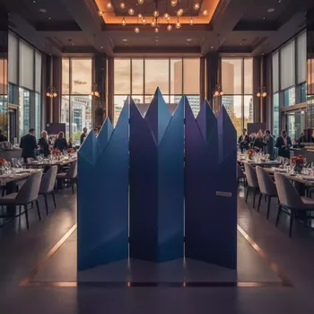 Аренда Ширма трехсекционная «Айленд пик» в ресторане «Sanremo» — ART SPACE