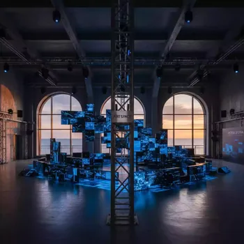 Аренда Пиксели битые в зале «Чайка» (Морпорт) — ART SPACE