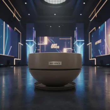 Аренда Кашпо для цветов Prosperplast Splofy Bowl 9 л мокко в Mantera Supreme — ART SPACE