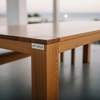 Аренда Стол из массива дуба Baroyan в пляжном клубе Del Mar — ART SPACE