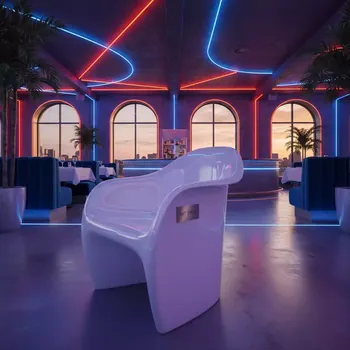 Аренда Кресло белое Moretti в ресторане «Brunello» — ART SPACE