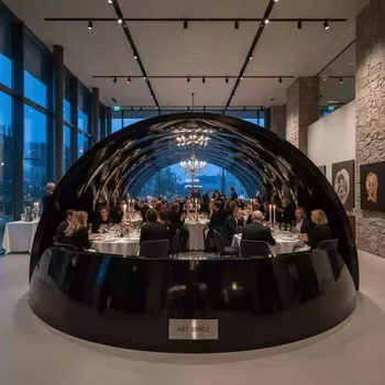 Аренда Шатер арочный 5 черный в ресторане «Высота 5642» — ART SPACE