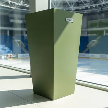 Аренда Кашпо для цветов Prosperplast Urbi Square 49 21 л оливковый в ледовом дворце «Роза Хутор» — ART SPACE
