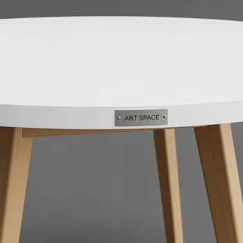 Аренда Стол круглый Eames white & wood Д 90 см в Mövenpick Hotel — ART SPACE