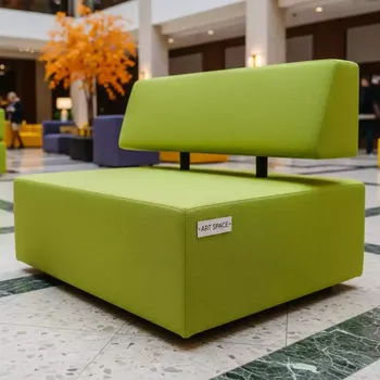 Аренда Секция модульная Block Lime зеленая в отеле Radisson Lazurnaya — ART SPACE