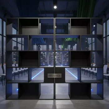 Аренда Комплект стеллажей Step 1 2 черный в ресторане «Voda» — ART SPACE