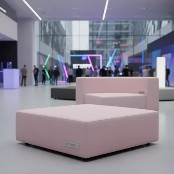 Аренда Пуф pale pink triangle Shape в Mantera Supreme — ART SPACE