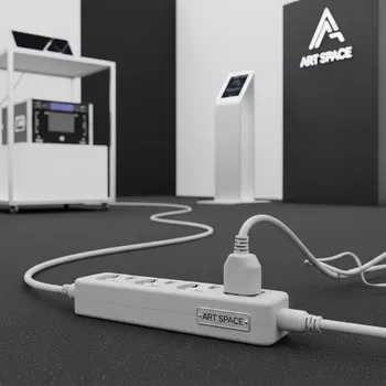 Аренда Фильтр сетевой ZIS Company PILOT mini 10 м 4 розетки светло серый в Сочи Парк Отеле — ART SPACE