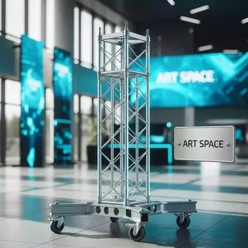 Аренда Вышка тура разборная 10 метров с колесами в Delta Sirius — ART SPACE
