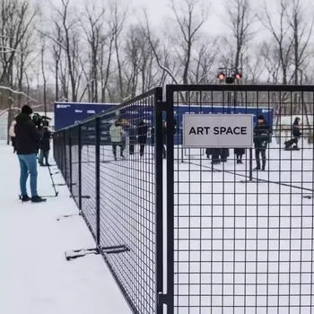 Аренда Ограждения сетка в парке «Ривьера» — ART SPACE