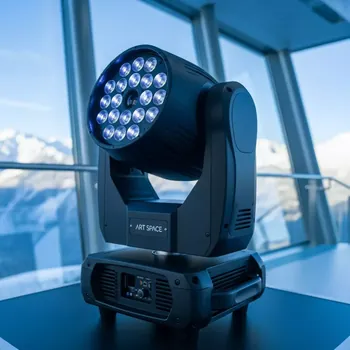 Аренда Голова вращающаяся Anlight ANLT1006B 6 в 1 36x18 RGBWA UV Zoom Wash в Skypark Sochi — ART SPACE