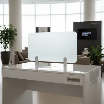 Аренда Парта 120х60 с экраном белая в Panorama by Mercure — ART SPACE