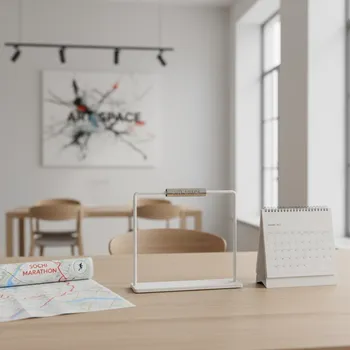 Аренда Ригель для календаря 250 мм белый в Grand Karat Sochi — ART SPACE