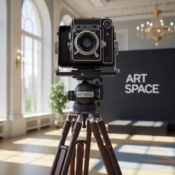 Аренда Фотоаппарат антикварный на штативе в санатории «Заполярье» — ART SPACE
