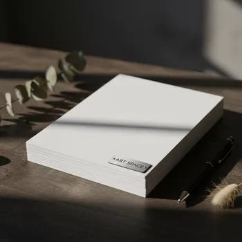 Аренда Дизайнерская бумага натуральная белая TOUCH PAPER YD 300 г м² 100 листов в санатории «Русь» — ART SPACE