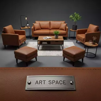 Аренда Комплект LS5O1T1 7 шт коричневый в ресторане «Паруса» — ART SPACE