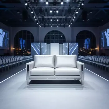 Аренда Диван двухместный Andrian silver white в Radisson Blu Resort & Congress Centre — ART SPACE