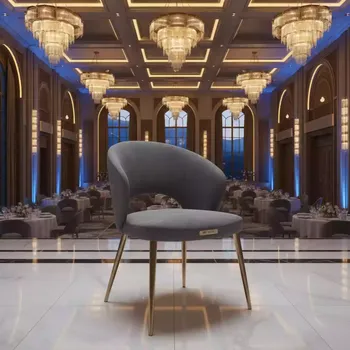 Аренда Стул антрацитовый велюр Флекс New в Golden Tulip Rosa Khutor — ART SPACE