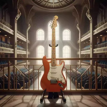 Аренда Электрогитара реплика Fender Player Stratocaster Maple Fingerboard Capri Orange в конгресс-холле отеля Жемчужина — ART SPACE