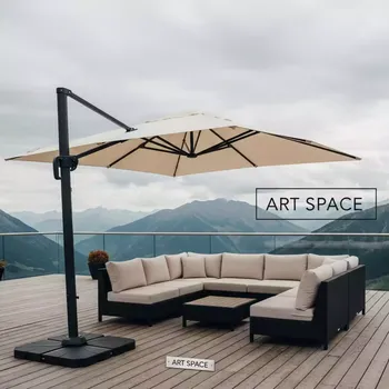 Аренда Зонт профессиональный Banana Plus Boho 3х3 м в Гранд Отель Поляна — ART SPACE