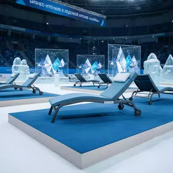 Аренда Шезлонг лежак металлический 501 Relax в ледовой арене «Шайба» — ART SPACE