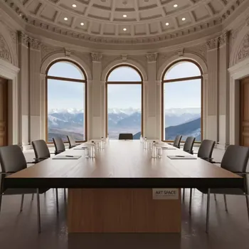 Аренда Стол Лидер 2 2400х900 бук черный кромка ПВХ в Skypark Sochi — ART SPACE