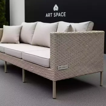 Аренда Диван из искусственного ротанга YH C3130W 3 на Имеретинской набережной — ART SPACE