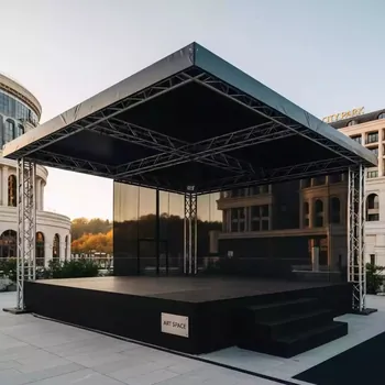 Аренда Сцена односкатная 4х3 м черная в City Park Hotel Sochi — ART SPACE