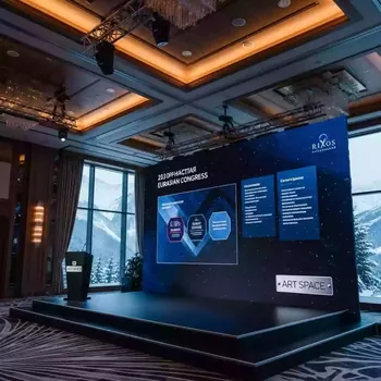 Аренда Экран LED P3.9 для конференции в Rixos Krasnaya Polyana — ART SPACE