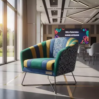 Аренда Стул велюр Connect металлические ножки RAL вышивка на спинке Olys в ОКЦ «Галактика» — ART SPACE
