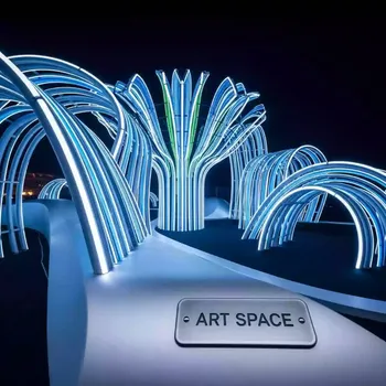 Аренда Инсталляция Flumen Design Regen в МФК «Горный» — ART SPACE