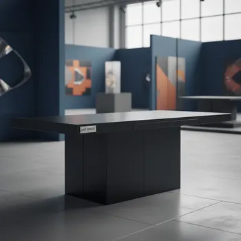 Аренда Стол пластиковый раздвижной Vegas Table черный в комплексе Sea Galaxy — ART SPACE