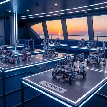 Аренда Конструктор по робототехнике HUNA MRT My Robot Time на VIP теплоходе (Морпорт Сочи) — ART SPACE