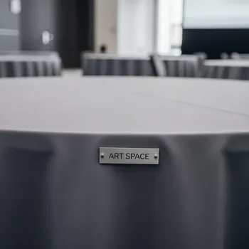 Аренда Скатерть круглая серая R4E 00335 3,2 м в Pullman Sochi Centre — ART SPACE