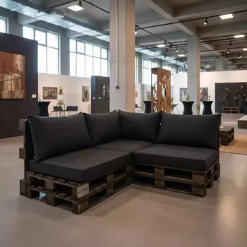 Аренда Диван из паллет угловой в Novotel Resort — ART SPACE
