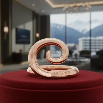 Аренда Кольцо Вихрь розовое золото в Sochi Marriott Krasnaya Polyana — ART SPACE