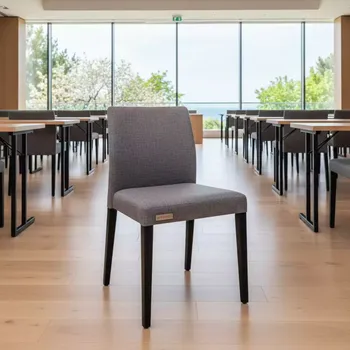 Аренда Стул Topas рогожка Milano Marengo ножки бук морилка черная в Courtyard by Marriott Sochi — ART SPACE