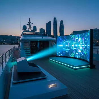 Аренда Проектор 8000 лм Sanyo DHT8000L на VIP-яхте (Имеретинский порт) — ART SPACE