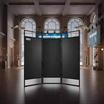 Аренда Ширма перегородка черная в отеле «Звездный» — ART SPACE