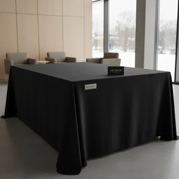 Аренда Скатерть 3,3х2,25 черная в санатории «Черноморье» — ART SPACE
