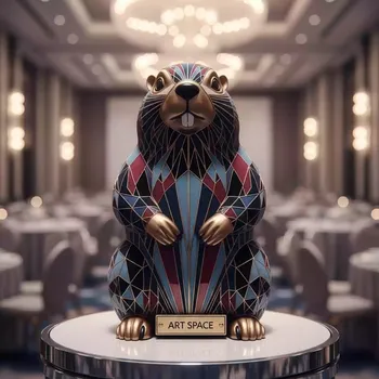 Аренда Сурок декоративный Mini Marmotta в Courtyard by Marriott Sochi — ART SPACE